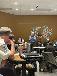 2022 Prep Fair Event Photo - DC speaking during TTEX